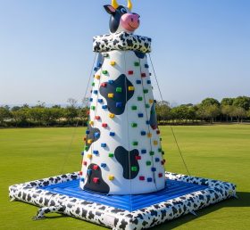 T11-4550 Cow Theme Inflatable Climbing Wall