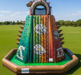 T11-4561 Dinosaur Theme Inflatable Climbing Wall