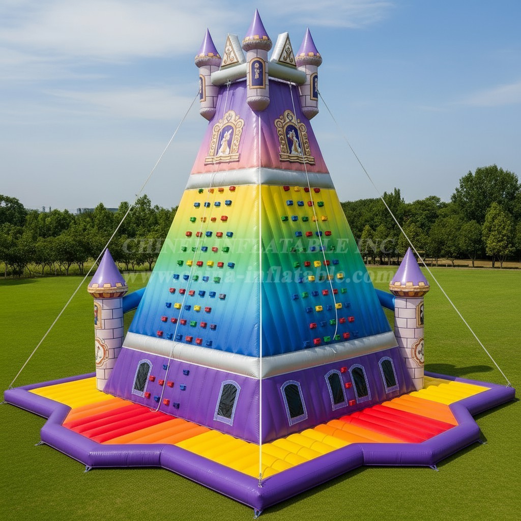 T11-4587 Fairy Tale Theme Inflatable Climbing Wall