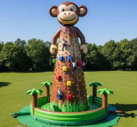 T11-4634 Monkey Theme Inflatable Climbing Wall