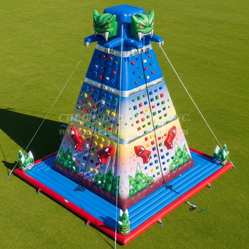 T11-4640 Monster Theme Inflatable Climbing Wall