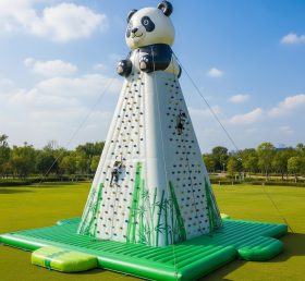 T11-4655 Panda Theme Inflatable Climbing Wall