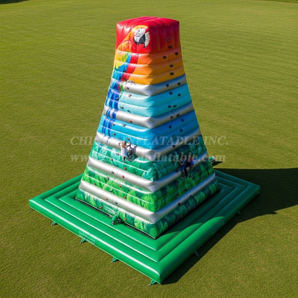 T11-4656 Parrot Theme Inflatable Climbing Wall