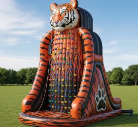 T11-4704 Tiger Theme Inflatable Climbing Wall