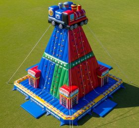 T11-4711 Train Theme Inflatable Climbing Wall