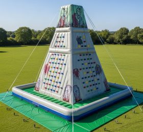 T11-4737 Zombie Theme Inflatable Climbing Wall