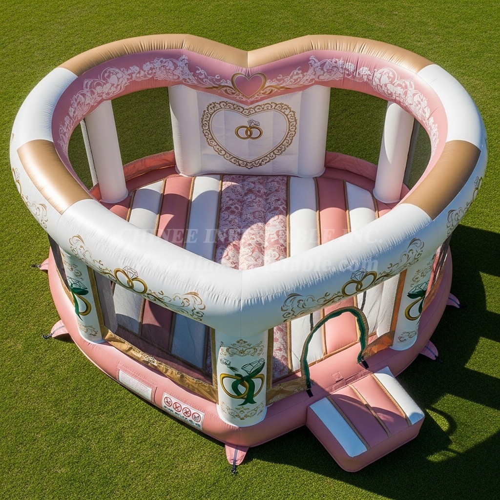 T2-8662 Weddings Theme Inflatable Bouncer