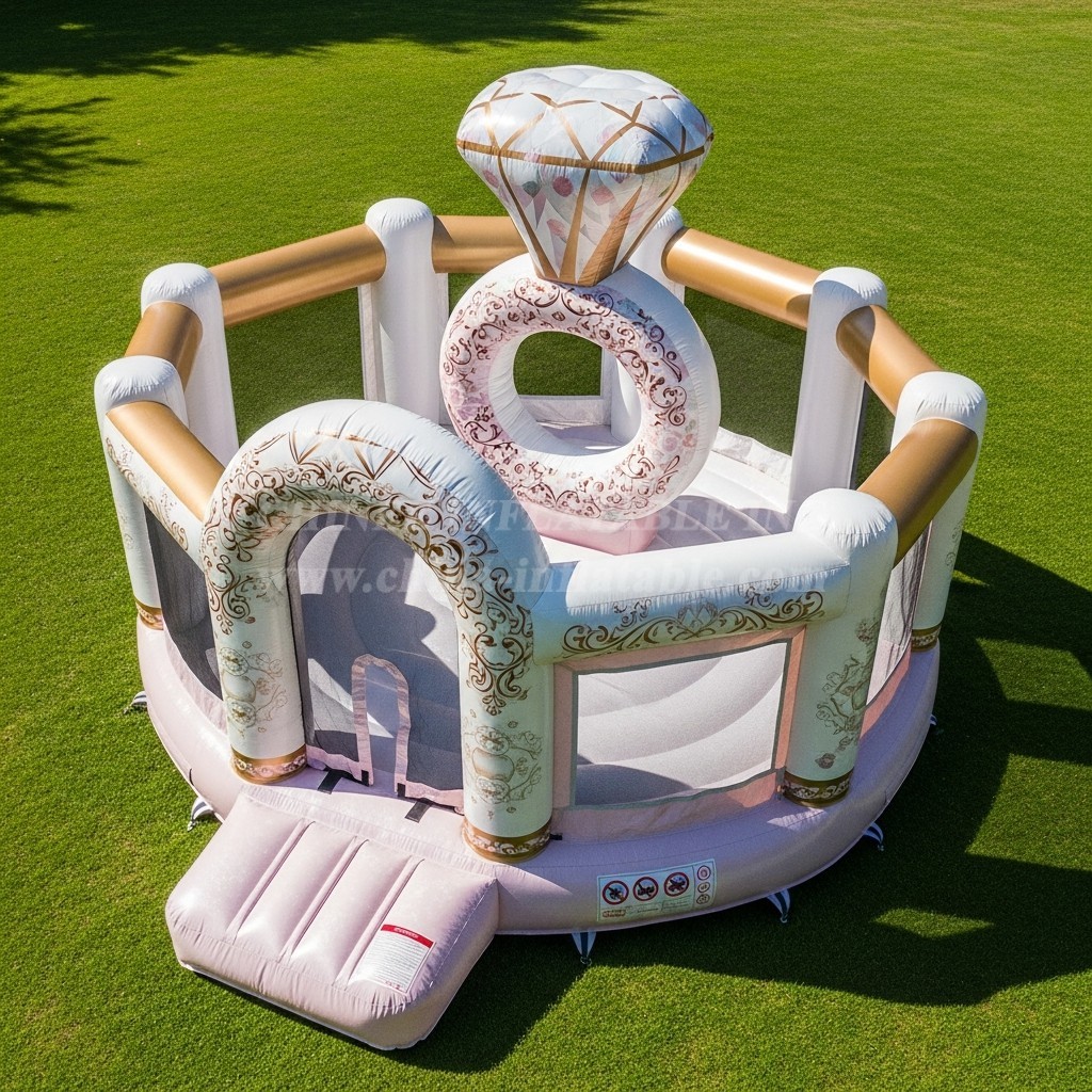 T2-8674 Weddings Theme Inflatable Bouncer