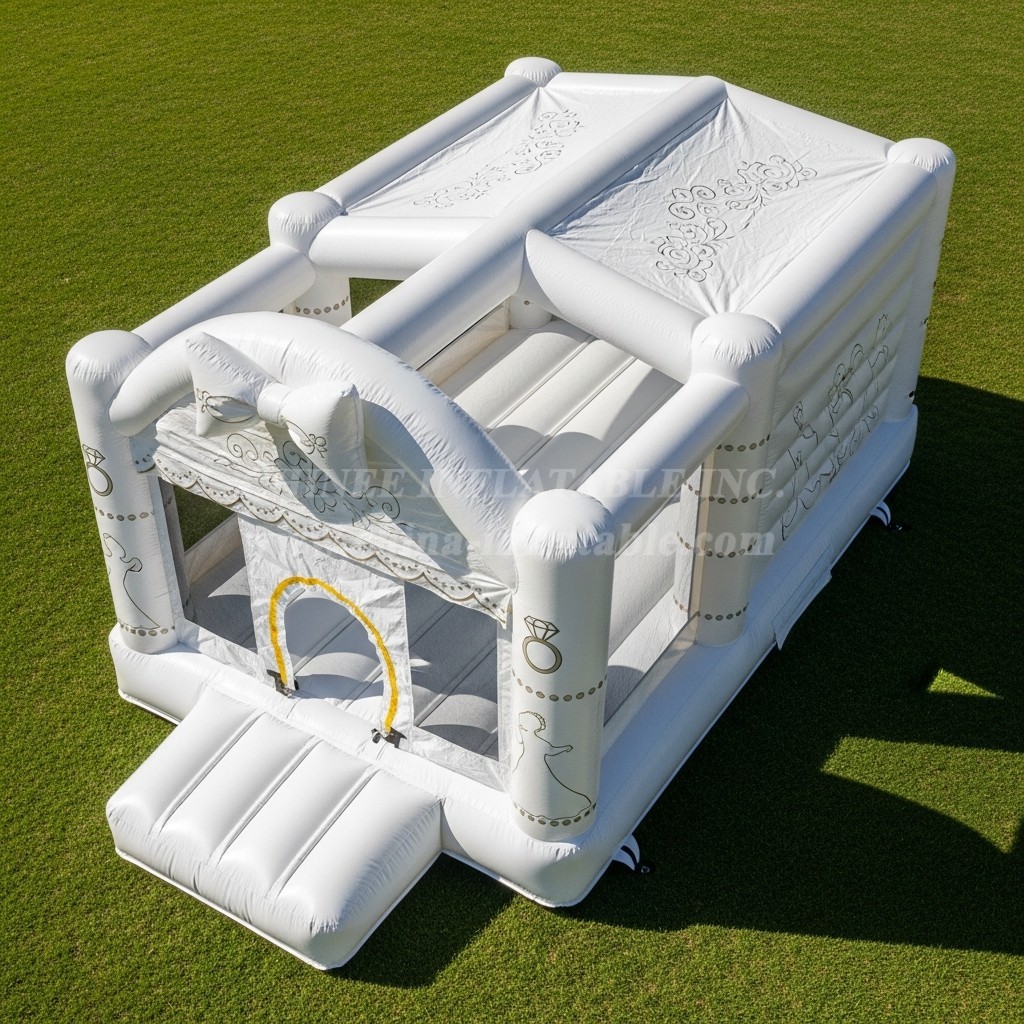 T2-8675 Weddings Theme Inflatable Bouncer