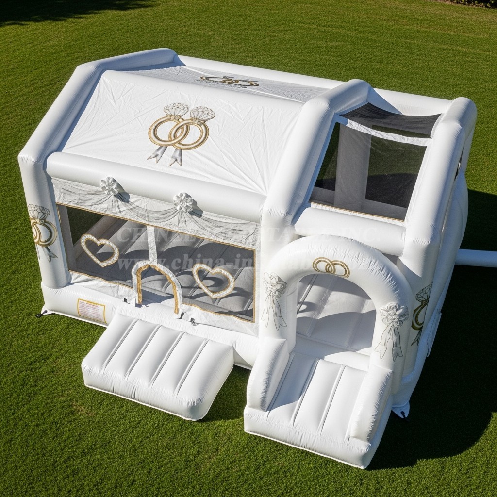 T2-8678 Weddings Theme Inflatable Bouncer