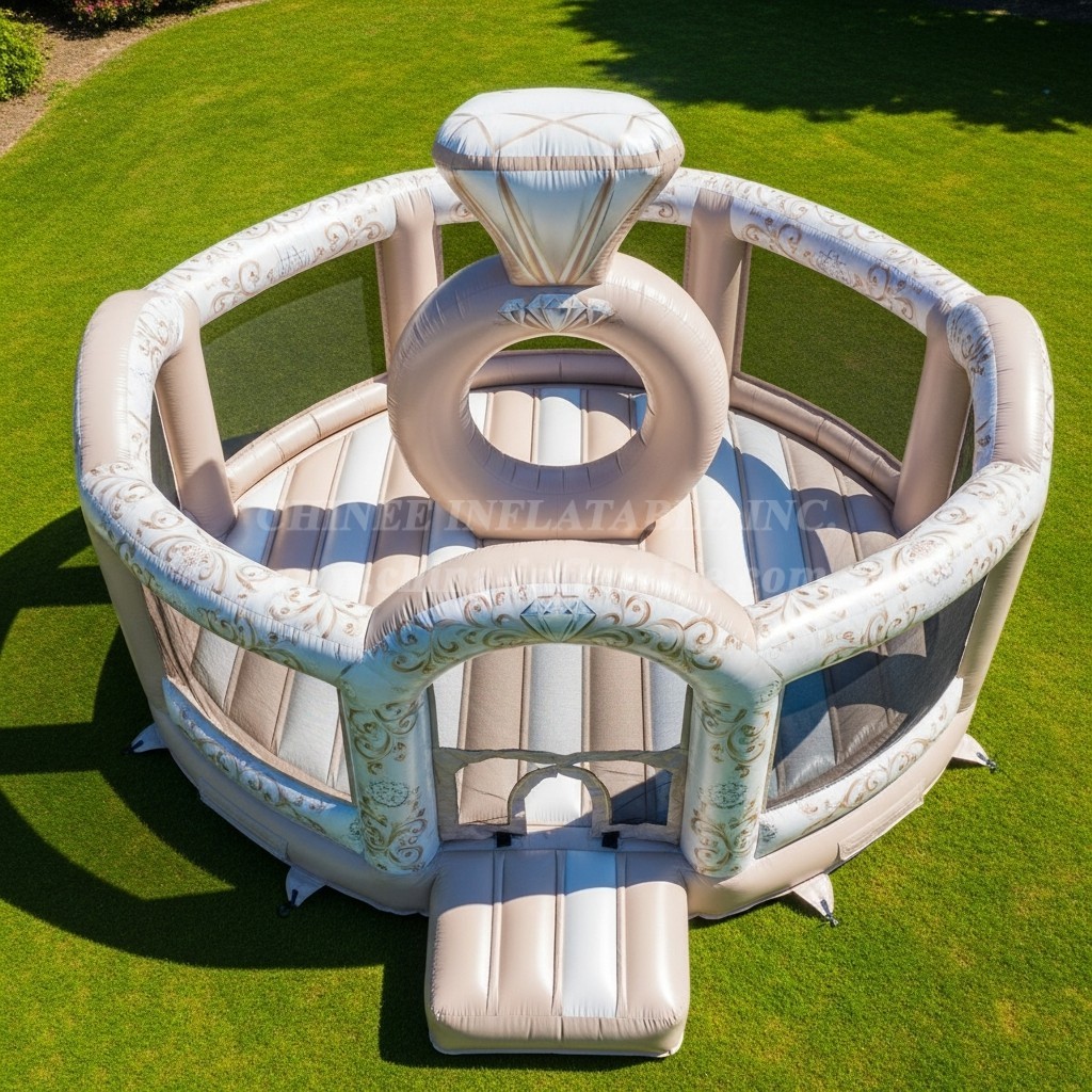 T2-8681 Weddings Theme Inflatable Bouncer