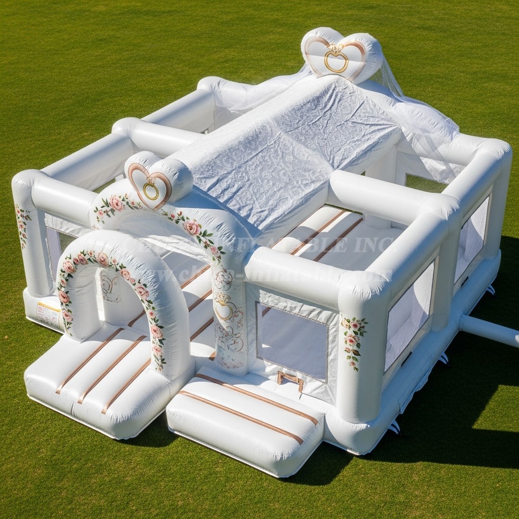 T2-8682 Weddings Theme Inflatable Bouncer