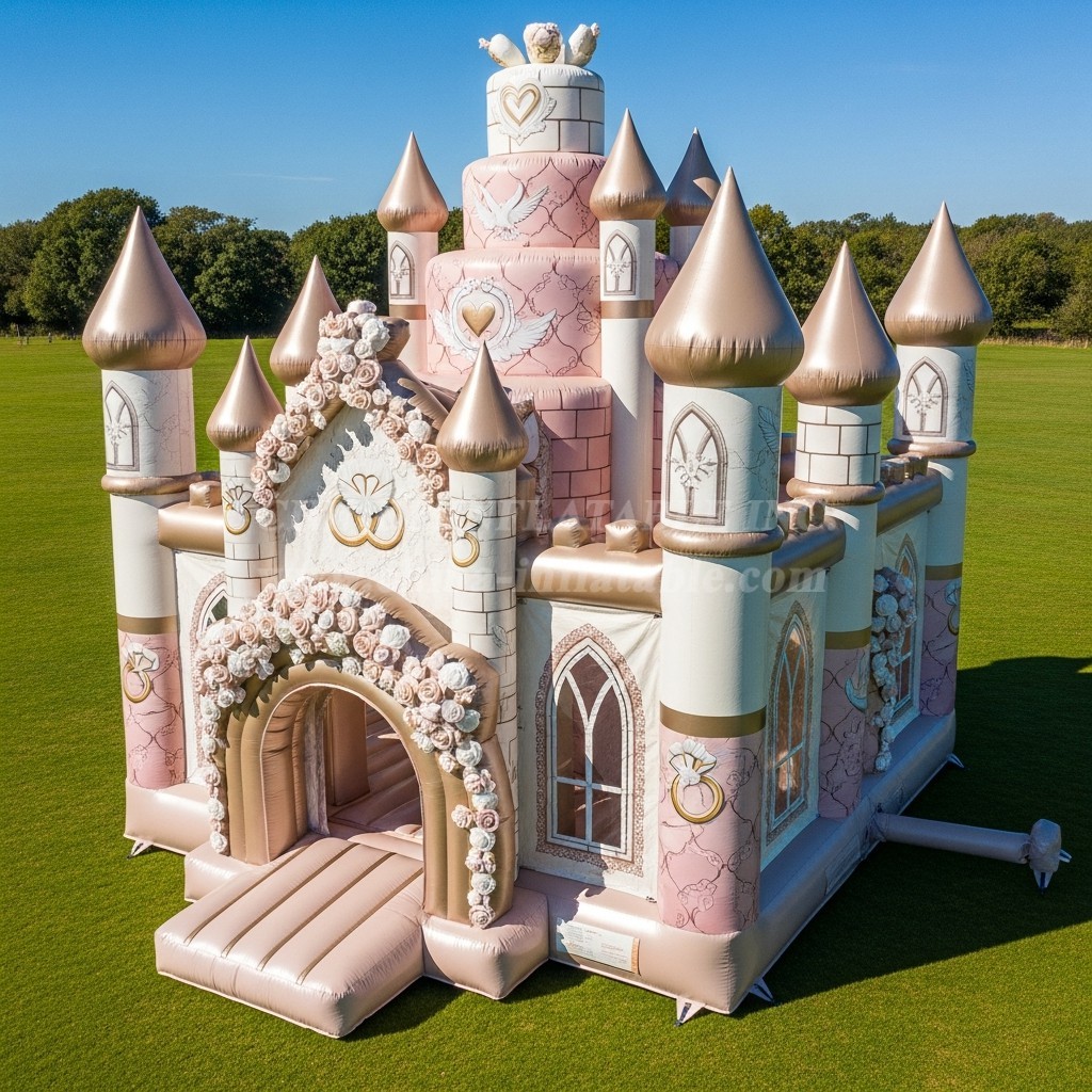 T2-8706 Weddings Theme Inflatable Castles