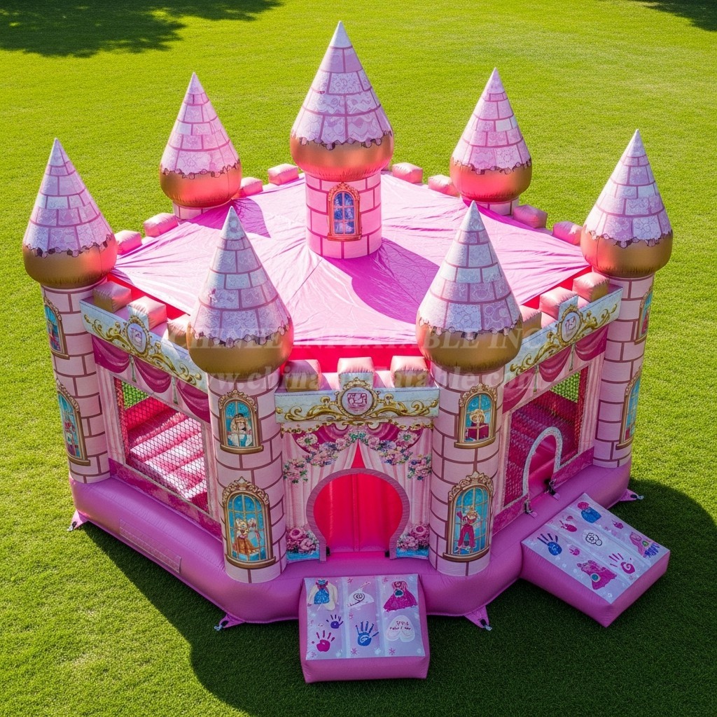 T5-2010 Barbie Theme Inflatable Castles