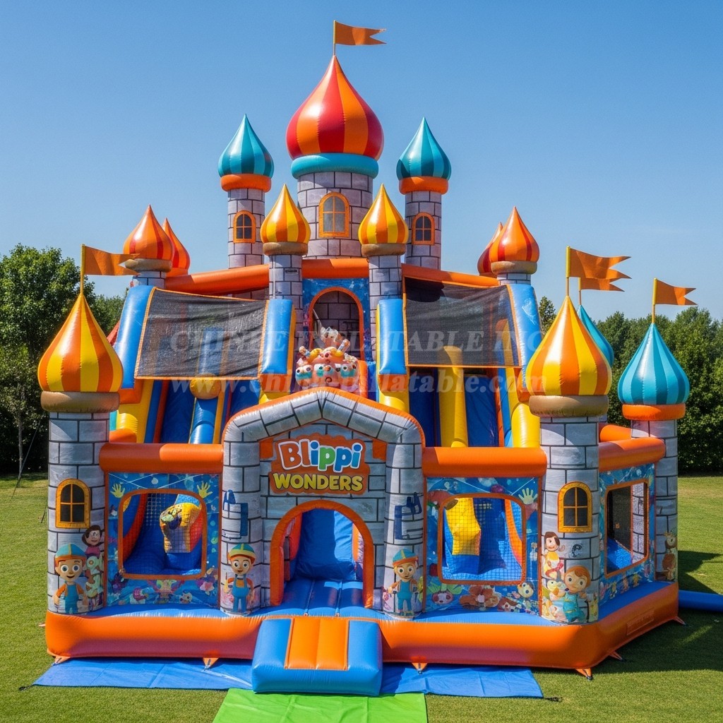 T5-2020 Blippi Wonders Theme Inflatable Castles