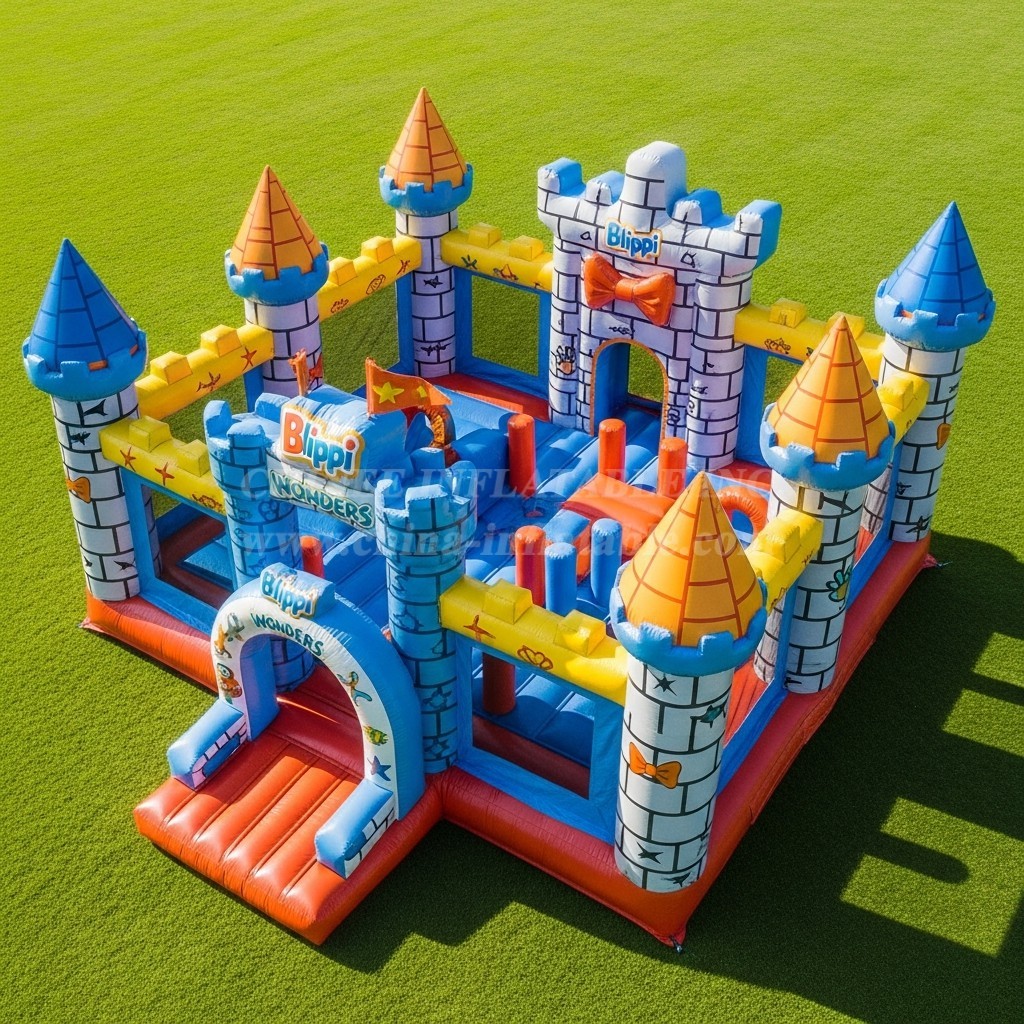 T5-2021 Blippi Wonders Theme Inflatable Castles