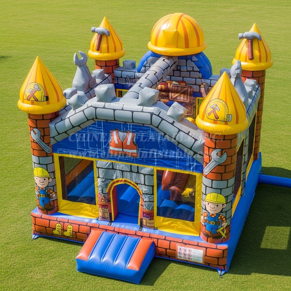 T5-2023 Bob the Builder Theme Inflatable Castles