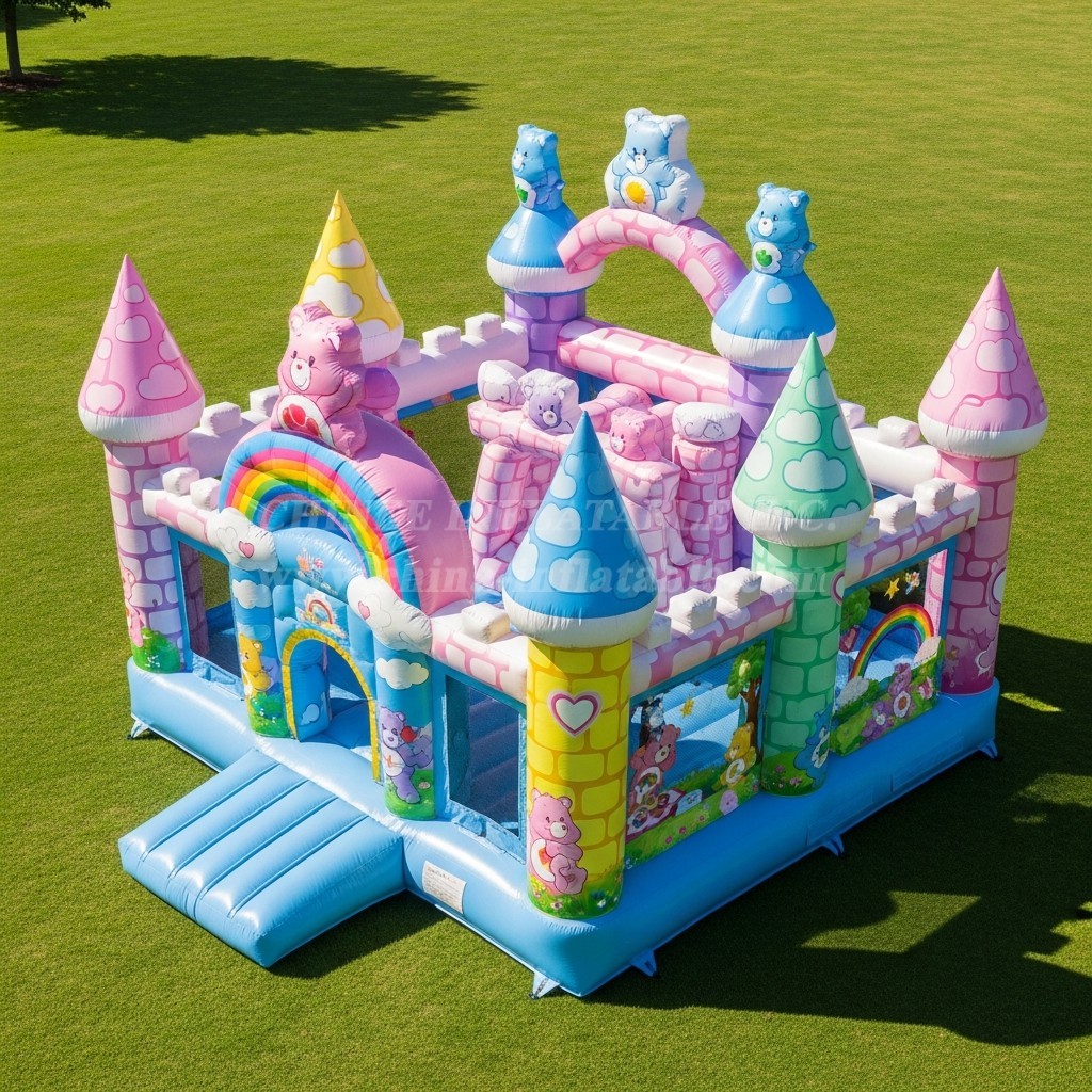 T5-2028 Care Bears Theme Inflatable Castles
