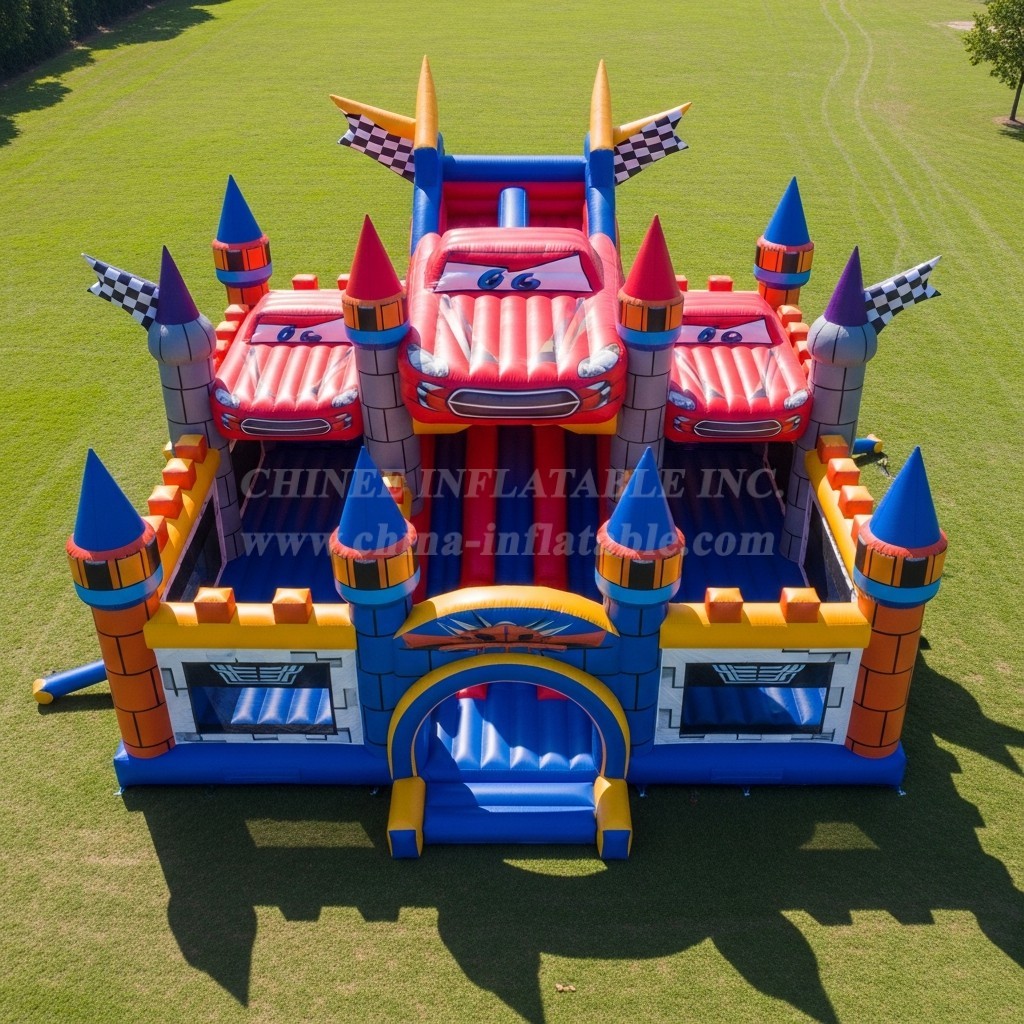 T5-2032 Cars Theme Inflatable Castles