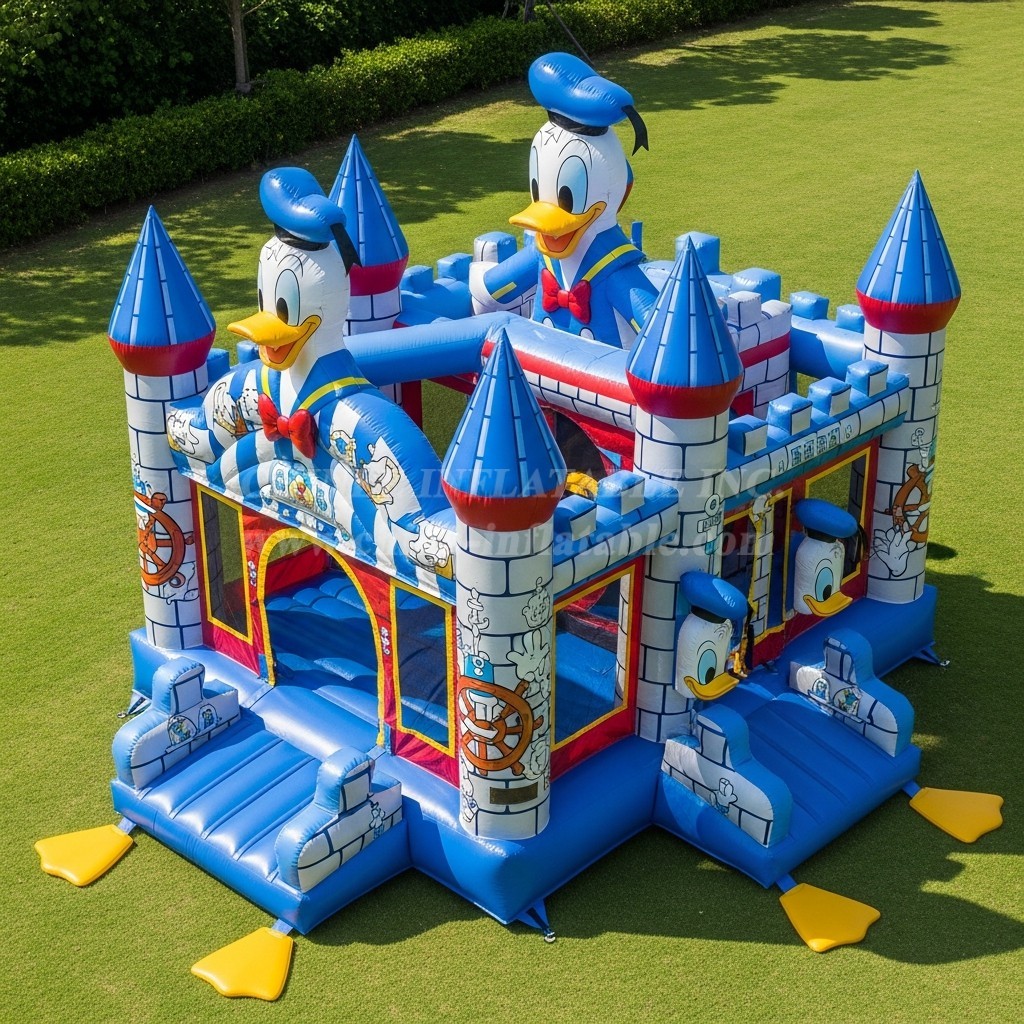 T5-2038 Donald Duck Theme Inflatable Castles