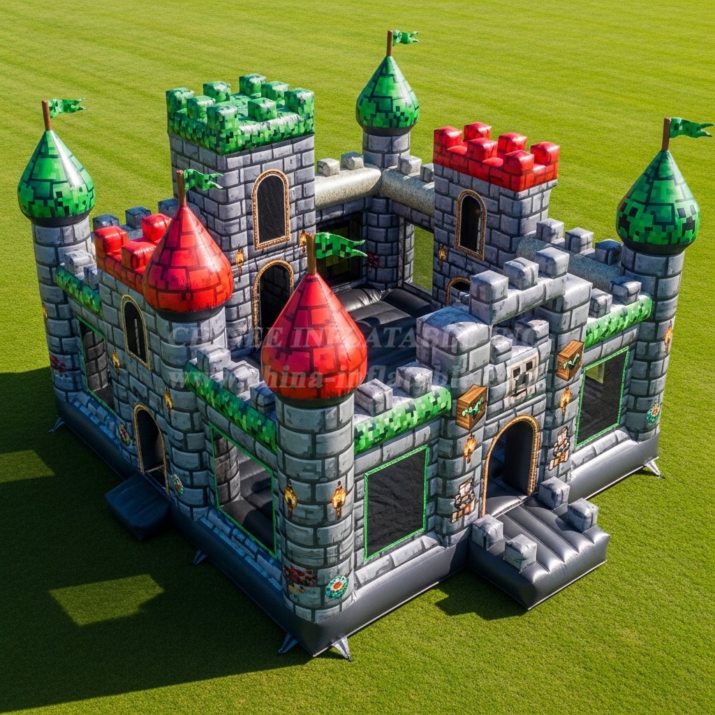 T5-2086 Minecraft Theme Inflatable Castles