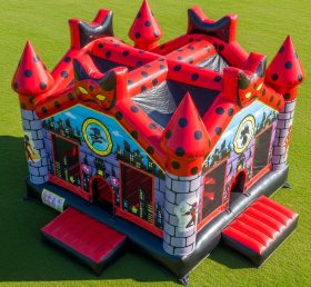 T5-2090 Miraculous Ladybug Theme Inflatable Castles