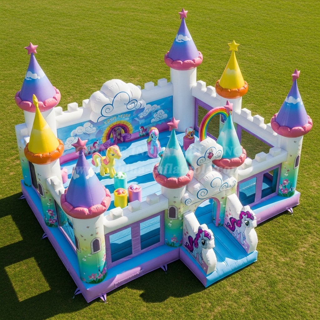 T5-2096 My Little Pony Theme Inflatable Castles