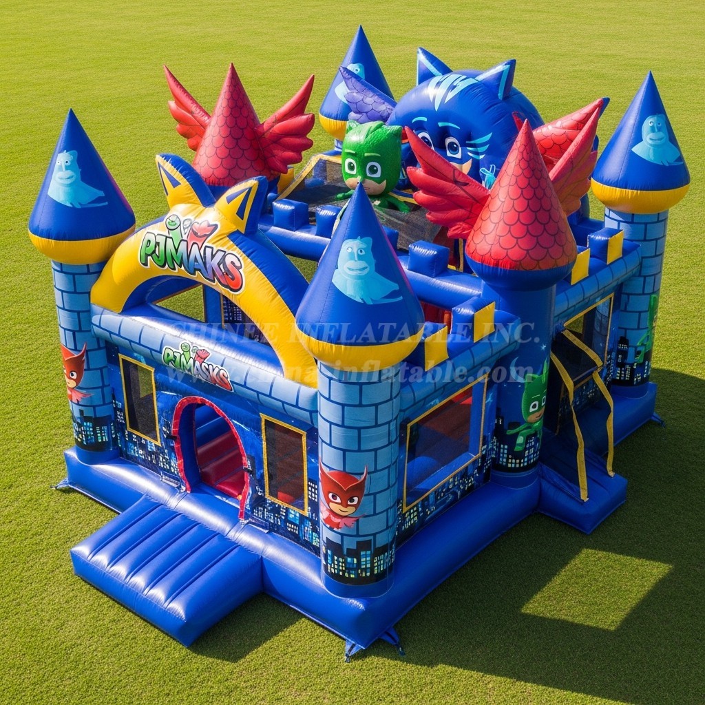 T5-2116 PJ Masks Theme Inflatable Castles