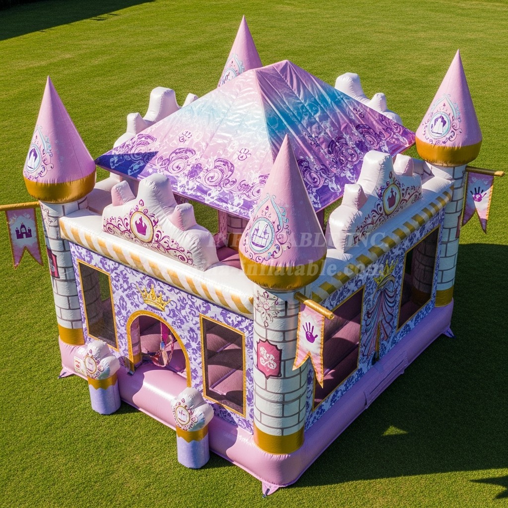 T5-2127 Princess Parties Theme Inflatable Castles