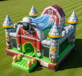 T5-2137 Shaun the Sheep Theme Inflatable Castles