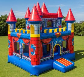 T5-2164 Superman Theme Inflatable Castles