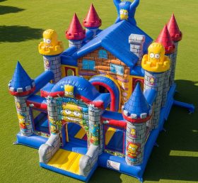T5-2185 The Simpsons Theme Inflatable Castles