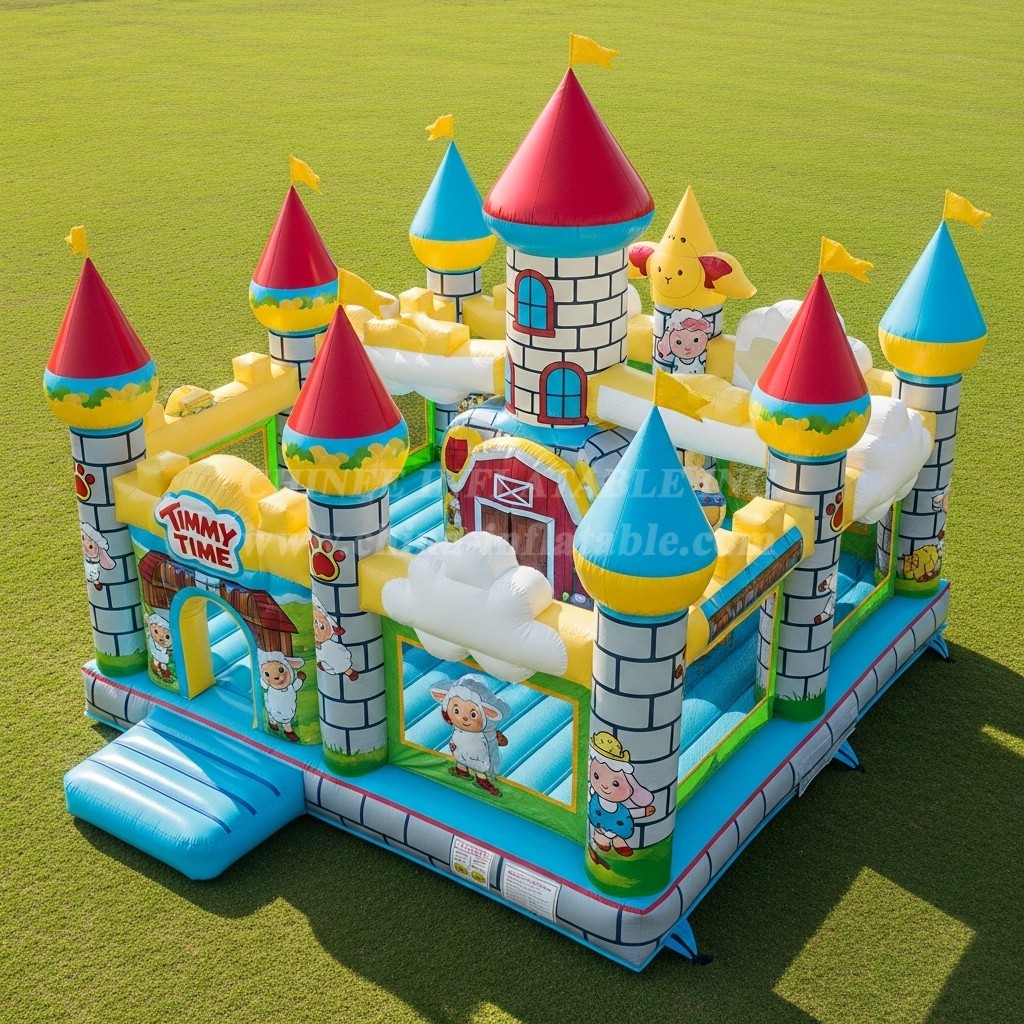 T5-2196 Timmy Time Theme Inflatable Castles