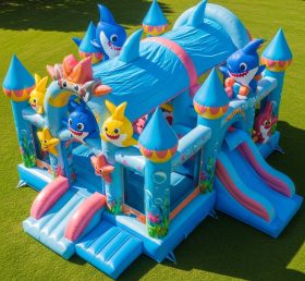T5-2231 Baby Shark Theme Inflatable Castles