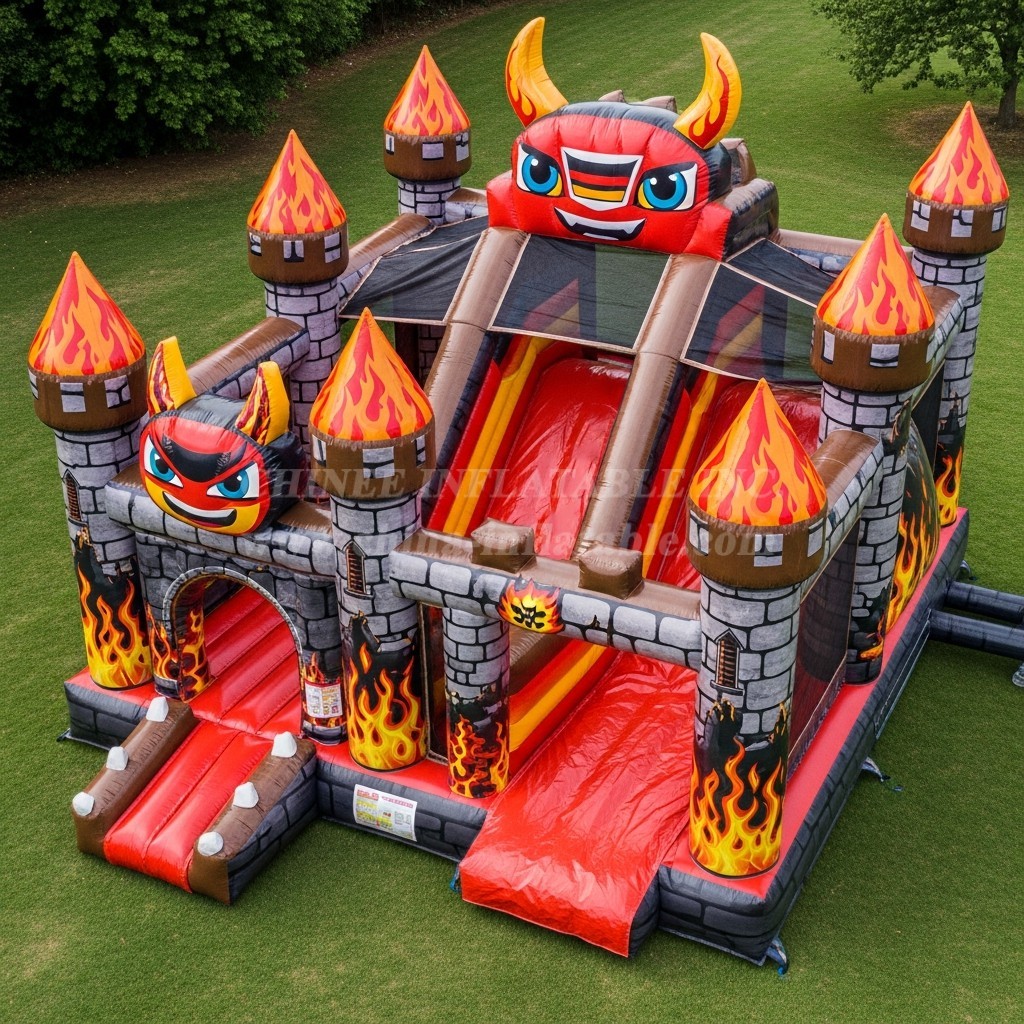 T5-2252 Blaze Monster Theme Inflatable Castles