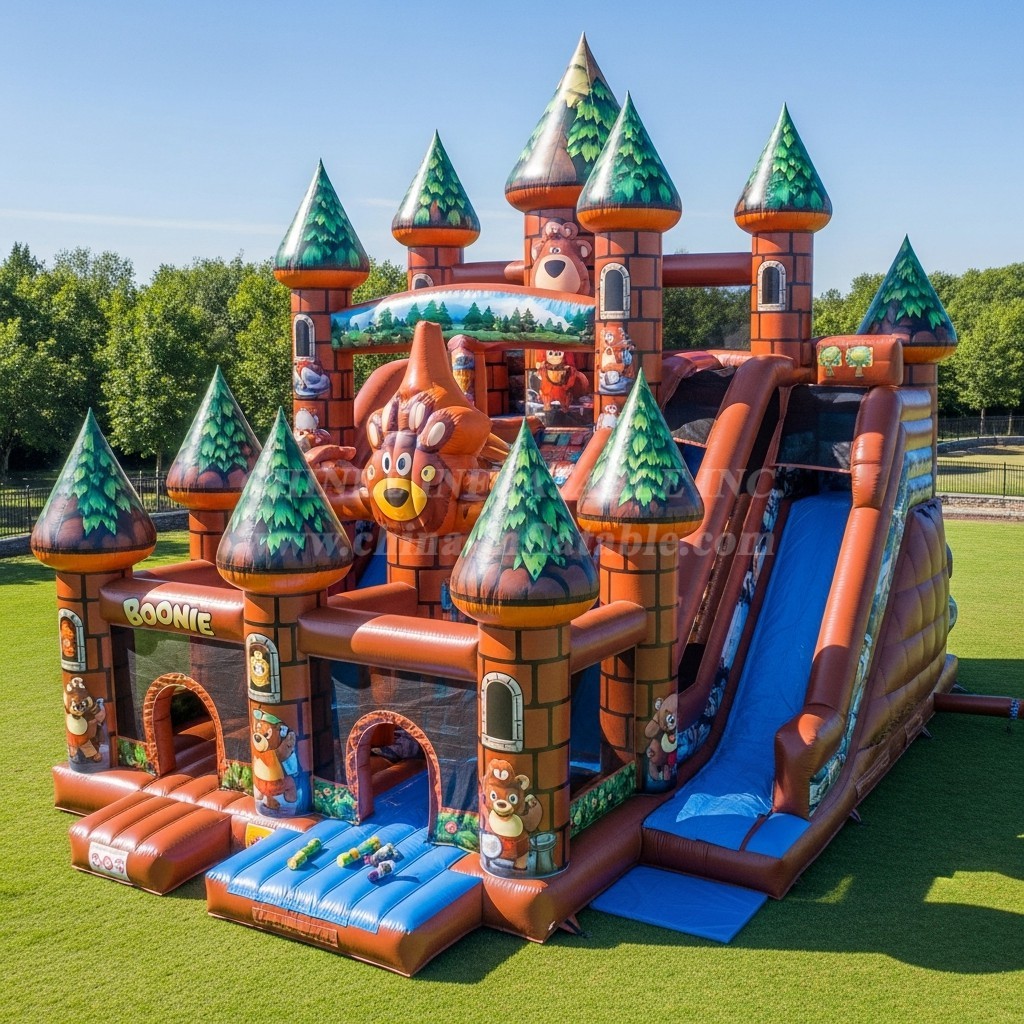 T5-2262 Boonie Bears Theme Inflatable Castles