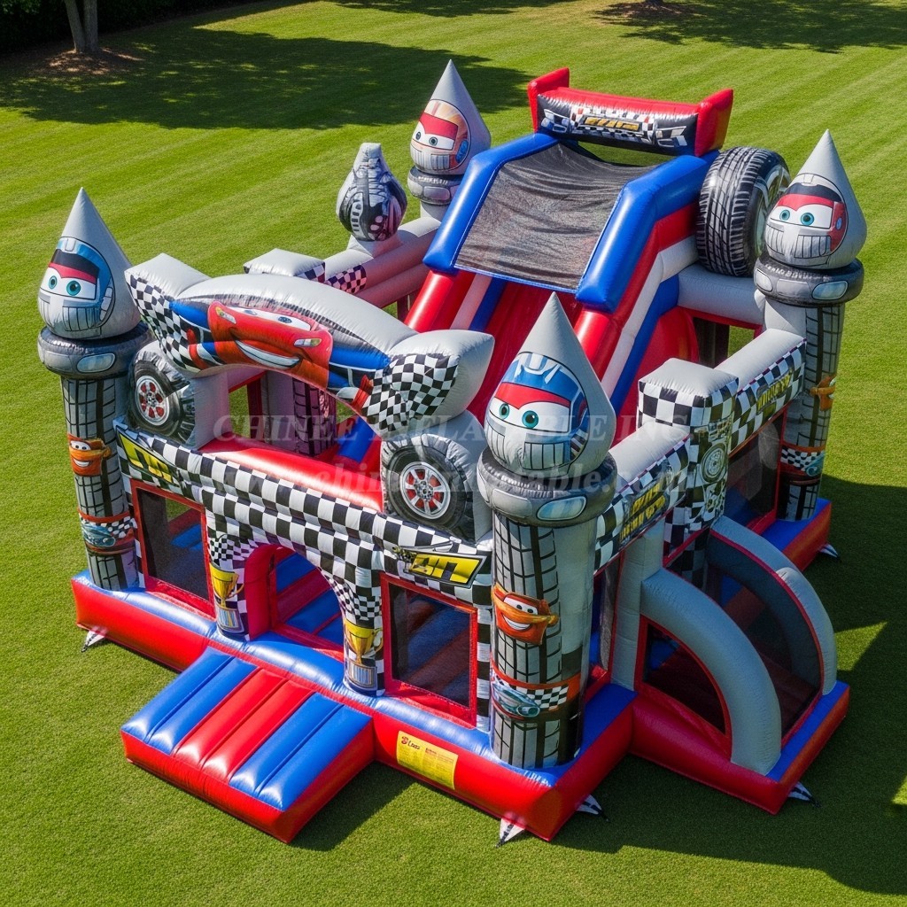 T5-2274 Cars Theme Inflatable Castles