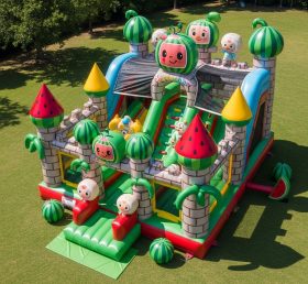 T5-2278 Cocomelon Theme Inflatable Castles