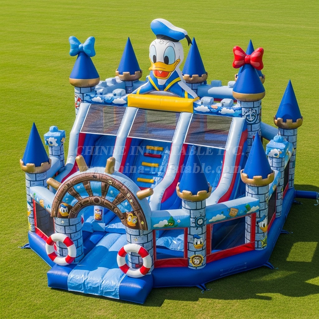 T5-2285 Donald Duck Theme Inflatable Castles