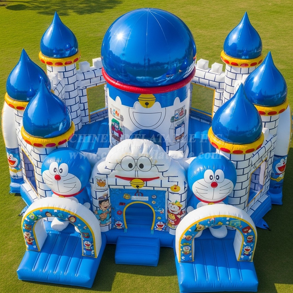 T5-2295 Doraemon Theme Inflatable Castles