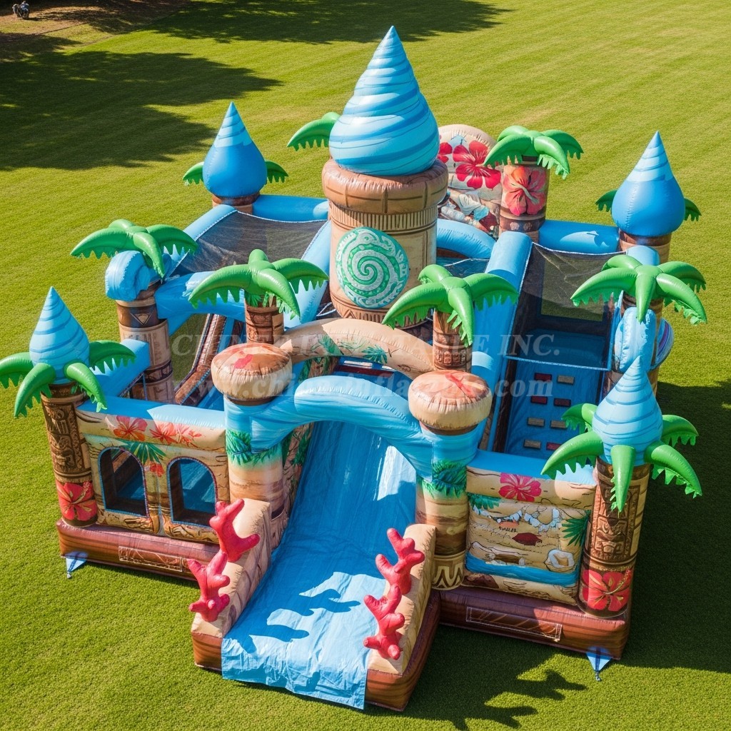 T5-2372 Moana Theme Inflatable Castles