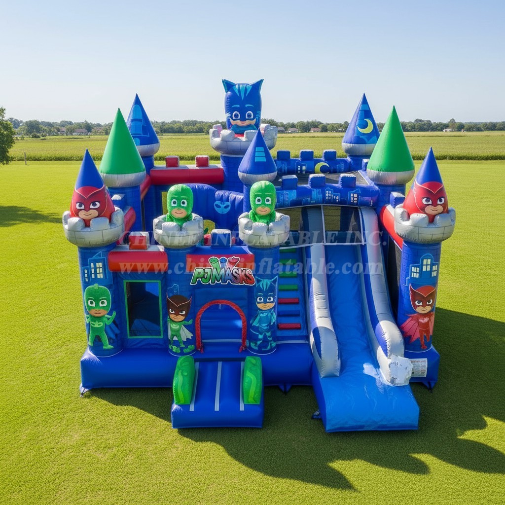T5-2410 PJ Masks Theme Inflatable Castles