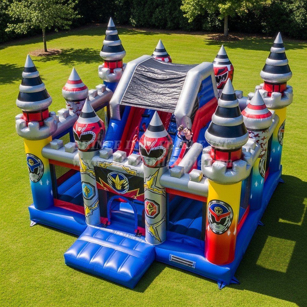 T5-2420 Power Rangers Theme Inflatable Castles