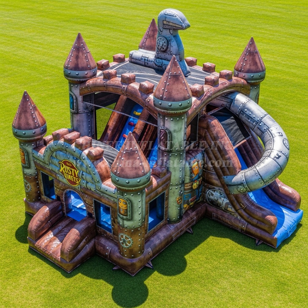 T5-2429 Rusty Rivets Theme Inflatable Castles