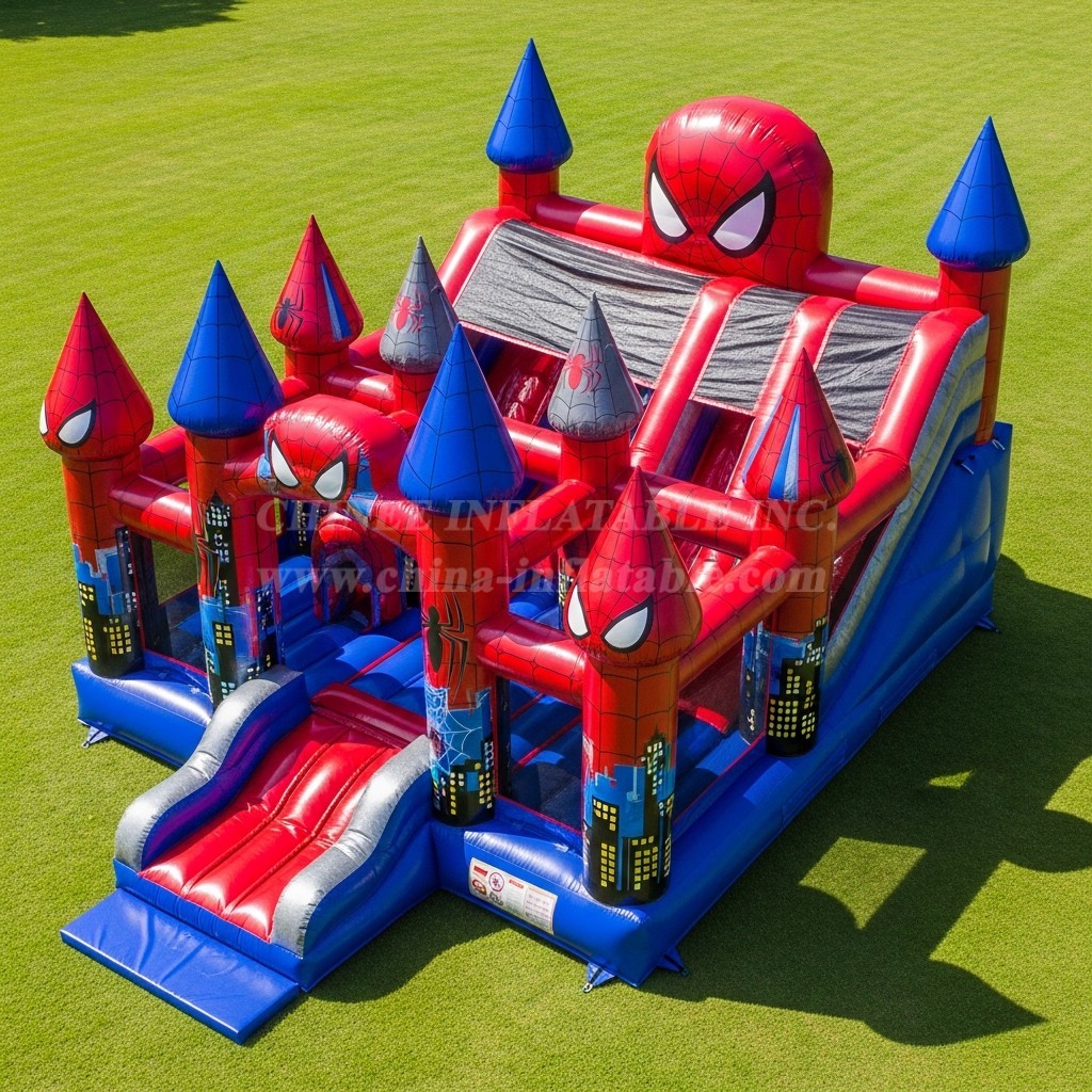 T5-2462 Spider-Man Theme Inflatable Castles