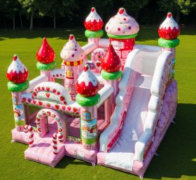 T5-2473 Strawberry Shortcake Theme Inflatable Castles