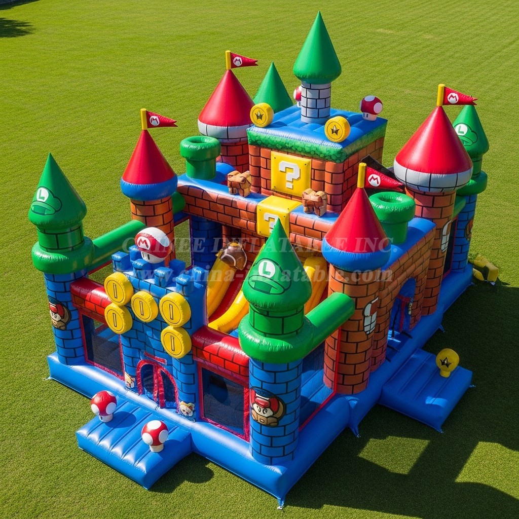 T5-2487 Super Mario Theme Inflatable Castles