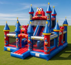 T5-2527 Tickle Me Elmo Theme Inflatable Castles