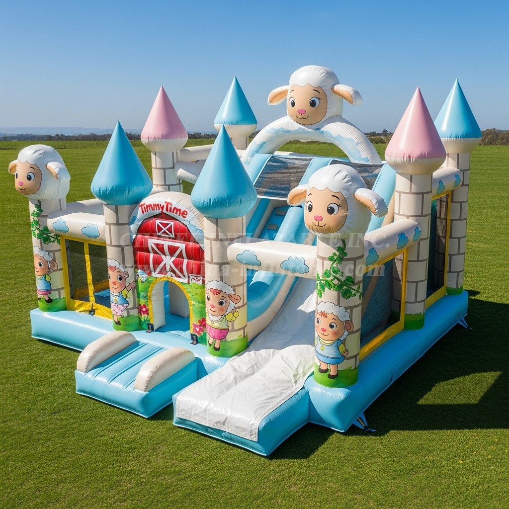 T5-2530 Timmy Time Theme Inflatable Castles