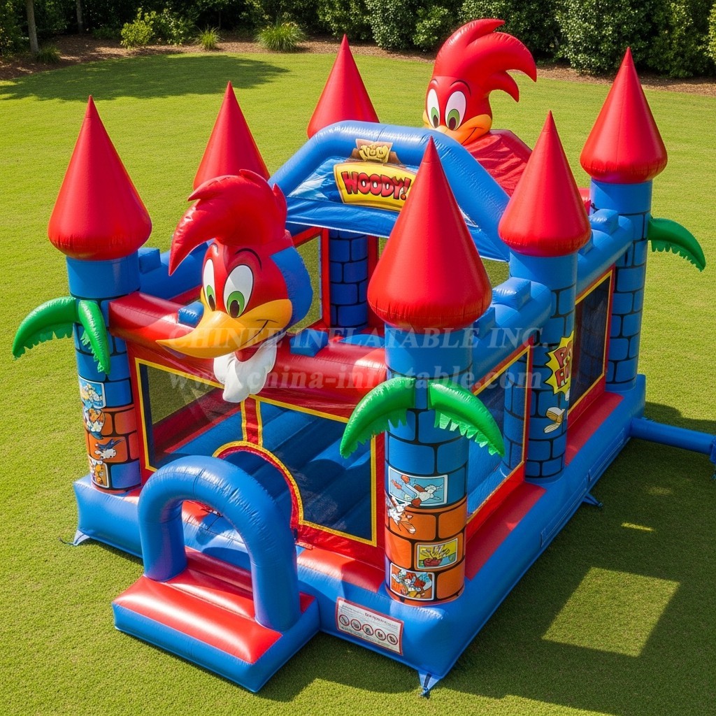T5-2552 Woody Woodpecker Theme Inflatable Castles